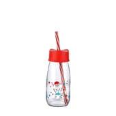 Pipetli Su Ve Süt Şişesi Cam 250 ML - Kırmızı - 2