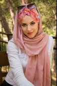 Pudra Benekli Burgu Hazır Şal thumbnail 1