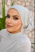 Gümüş Çağla Hazır Türban thumbnail 4