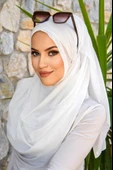 Kırık Beyaz Double Şal - 1