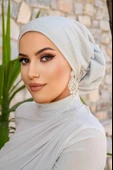Gümüş Çağla Hazır Türban thumbnail 1