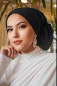 Siyah Çağla Hazır Türban thumbnail 2