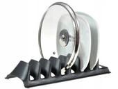 8 Bölmeli Tencere Kapak Rafı - Simple Tabaklık - Kapak Organizeri thumbnail 3