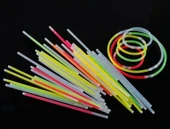 10 Adet Karanlıkta Işık Veren Bracelet Fosforlu Kırılan Çubuk Bileklik thumbnail 3