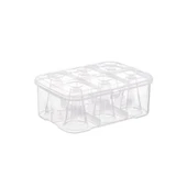 Su Bardağı Taşıma Kutusu Şeffaf - 6 Bardak Kapasiteli Piknik Kutusu thumbnail 1