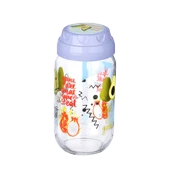 Vintage  Dekoratif  Desenli Cam Kavanoz 1000 ml - 33,8 oz - Avokado - 3