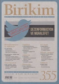 Birikim Aylık Sosyalist Kültür Dergisi Sayı: 355 Kasım 2018 - 1