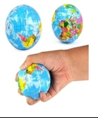 Stres Topu Dünya Haritalı - Büyük Boy thumbnail 1