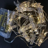 Işıklı Mandallı Fotoğraf Albümü 5M - 30 LED - 2