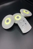 3lü Uzaktan Kumandalı Yapışkanlı Kablosuz Led Spot Lambalar - 3