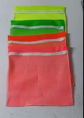 4 Adet 4 Renk  Fermuarlı - Hassas Çamaşır Terlik  Ayakkabı Yıkama Filesi Büyük Boy - 2