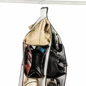 10 Bölmeli Dolap İçi Şeffaf Çanta Organizeri thumbnail 2