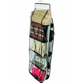 10 Bölmeli Dolap İçi Şeffaf Çanta Organizeri thumbnail 1