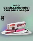 Isı Koruyucu ve Sabitleyici Özellikli Profesyonel Saç Maşası thumbnail 1