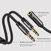 Joyroom SY-A05 Splitter Kulaklık ve Mikrofon Birleştici - 2