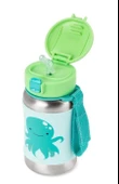 Skip Hop Zoo Pipetli Paslanmaz Çelik Suluk 350 ml Ahtopot - 2