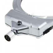 2.5x90 Mm 5x24 Mm Büyüteç, Mandallı Metal Hortumlu Masa Üstü Büyüteç thumbnail 7