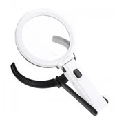 2x5x120mm   10 Ledli  Masaüstü Büyüteç - 7