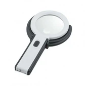 2x5x120mm   10 Ledli  Masaüstü Büyüteç - 3