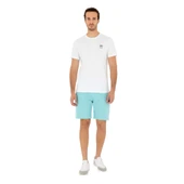 Erkek Regular Fit Bisiklet Yaka Beyaz Tişört thumbnail 5