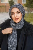 Gri Melanj  Tesettür Bere thumbnail 3