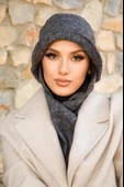 Füme Atkılı Vintage Şapka - 2
