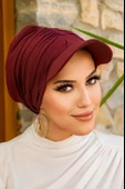 Bordo Havuz & Deniz Şapkası / Mayo Üstüne Kullanılabilir thumbnail 3