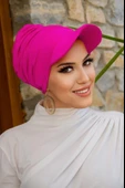 Fuşya Havuz - Deniz Şapkası / Mayo Üstüne Kullanılabilir thumbnail 1