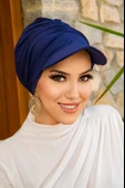 Lacivert Havuz & Deniz Şapkası / Mayo Üstüne Kullanılabilir - 1