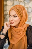 Camel Büzgülü Hazır Şal thumbnail 2