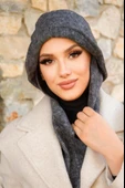Füme Atkılı Vintage Şapka - 1