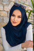 Lacivert Double Şal thumbnail 1