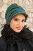 Zümrüt Kışlık Tesettür Şapka thumbnail 3