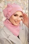 Pudra Fiyonklu Tesettür Bere Ve Etol Takım thumbnail 3
