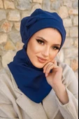 Lacivert Fiyonklu Tesettür Bere Ve Etol Takım thumbnail 2