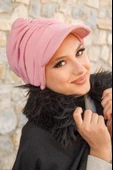 Pudra Kışlık Tesettür Şapka thumbnail 1
