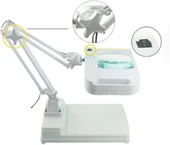 5x 10x Büyüteç  Led Işıklı Süper Parlak Enerji Tasarruflu  Masa Lambası Lt861 thumbnail 3