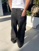 Premium Distressed Wash Baggy Kot Pantolon thumbnail 2