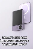 iOS Uyumlu 22.5W Hızlı Şarj Magsafe Powerbank Dijital Göstergeli 10.000 mAh thumbnail 3