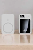 iOS Uyumlu 22.5W Hızlı Şarj Magsafe Powerbank Dijital Göstergeli 10.000 mAh thumbnail 5