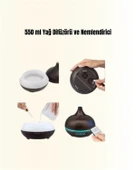 Sessiz Çalışan Aromaterapi Difüzörü – 4 Zaman Ayarlı, 7 Renkli Işık Seçeneği thumbnail 3