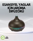 7 Renk Işıklı Ultrasonik Hava Difüzörü – Sessiz ve Güvenli Kullanım thumbnail 1
