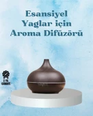 Sessiz Çalışan Aromaterapi Difüzörü – 4 Zaman Ayarlı, 7 Renkli Işık Seçeneği thumbnail 1