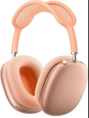 Airpods Max Fileli Kulak Üstü Bluetooth Kulaklık Ve Kılıf Pop-Up Aktif Gürültü Engelleme-Şeffaf Modu iPhone Uyumlu (Turuncu) - 1