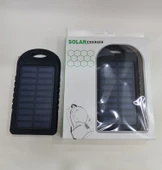 10000 Mah Solar Güneş Enerjili 12 Led Işıklı Flaşörlü Powerbank - 2