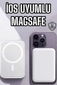 5000 Mah İOS Uyumlu Magsafe Kablosuz Şarj Hızlı Şarj Desteği thumbnail 2