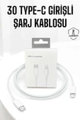 Iphone Uyumlu İOS Uyumlu Lightning Hızlı Şarj Tye C Lightning Şarj Kablosu thumbnail 2