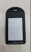 10000 Mah Solar Güneş Enerjili 12 Led Işıklı Flaşörlü Powerbank - 4