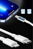 Iphone İOS Uyumlu Hızlı Şarj Kablosu Type C To Lightning 12 13 14 15 Pro Max thumbnail 3