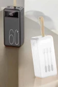 Powerbank 60.000 Mah Hızlı Şarj 4 Çıkışlı Uzun Şarj Süreli Dijital Göstergeli thumbnail 3